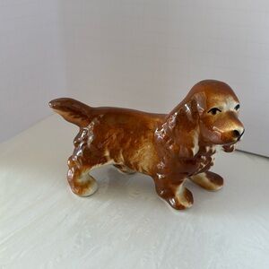 cocker spaniel DOG figurine Vintage figurine 6.5” 4.5” approx
